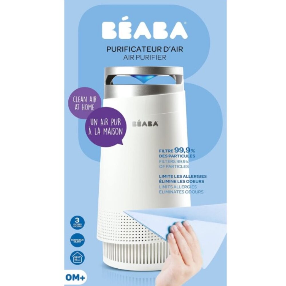 BEABA Nursery Air Purifier, Air Purifiers for Baby, Air Filter, HEPA Filter